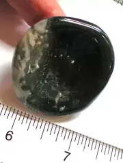 Moss Agate Worry Stone sc771c