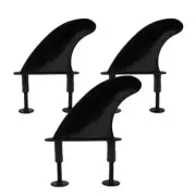 3Pcs Soft Top Surfboard Fins Sets for Softboard Paddle Board Surf Boards Ac Y7G5