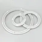 Rotating Bearing Kitchen Tool 12-39cm Aluminium Alloy DIY Lazy Susan Base Silver