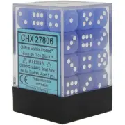 DND Dice Set-D&D Dice-12mm Frosted Blue and White Plastic Polyhedral Dice Set...