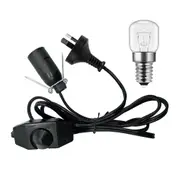 Himalayan Salt Lamp Power Cord with Dimmer Button - Himalayan Salt Lamps Australia