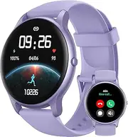 [Parsonver] Smart Watch(Answer/Make Calls), Smartwatch for Women IP68 Waterproof, 100+ Sport Modes Fitness Activity Tracker Heart Rate Sleep Monitor Pedometer, Fitness Watch for Android & iPhone, Purple