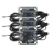 New 3PCS 100 Degree Camera Module 1MP OV9732 1280x720 USB Free Driver Manual Focus,with 3+2 Meter C As Shown