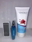 Seacret Dead Sea Body Lotion Pomegranate 6.8 Oz W Cuticle Oil & Buffing Block.