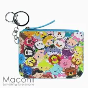 Disney Friends Card Coin Holder Keyring Mickey Goofy Tigger Piglet Stitch Bag