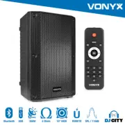 Vonyx VSA10BT - Bi-Amplified Active Speaker 10" Inch 500W BT/MP3
