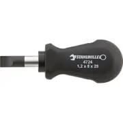 Stahlwille 47241080 4724 DRALL 8 mm Slotted Stubby Screwdriver