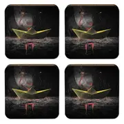 IT Movie Pennywise Clown Supernatural Horror Set of 4 Coasters