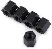 100Pcs Black Nylon Hex Threaded Spacer Standoff for Mounting PCB Circuit Boards and Machine Boards (M3*6)