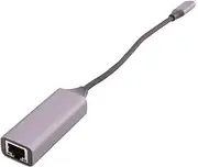 Daiilg Type-C to RJ45 Ethernet Adapter Type-C 3.0 PC Internet Type-C 1000Mbps Fit for Laptop/TV Box