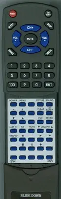 Replacement Remote for Hitachi CLU-620PR, CT4535D CT5533, CT4533K, 31KX7B CT4533