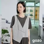 【GOZO】背心兩件式造型洋裝(深綠_M/L) | 女裝 顯瘦 百搭 連身洋裝 連身裙