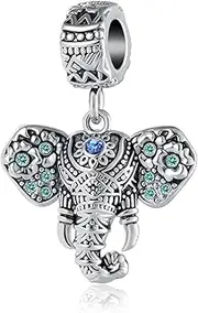 [OutstandLong] Elephant Koala Bear Pet Cat Turtle Honey Bee Animal Charm Compatible with Pandora Charms Bracelets