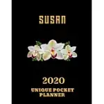 2020 UNIQUE POCKET PLANNER: SUSAN...THIS BEAUTIFUL PLANNER IS FOR YOU-REACH YOUR GOALS / PERSONALIZED NAME JOURNAL FOR WOMEN & TEEN GIRLS NAMED SU