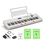 CASIO LK-530 Light navigation keyboard 61 key LK530 White Electronic Piano White