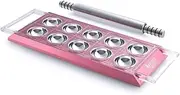 [Marcato] Atlas Ravioli Tablet Pasta Maker, Made in Italy, Pink, Makes 10 Raviolis