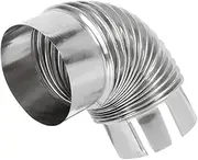 Flexible Stainless Steel Elbow for Chimney Flue Vent Hose for Stove and Kitchen Easy to Install Suitable for Home and Fireplace Use