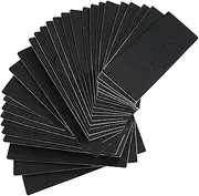 24 Pieces Fingerboard Grip Tape - Adhesive Foam Tape Black Non-Foam Grip Tape for Mini Fingerboards