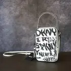 NWT DKNY Graffiti Graphic Print Crossbody Bag RRP $98