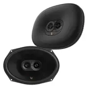 2x Infinity Primus 693M 6x9" 180 Watt Peak Power 3-Way Black Car Audio Speakers
