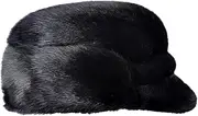 [keusyoi] Winter Male Fur Bomber Hats Man Caps Black Brown Motorcycle Russian Dad Warm Trapper Hats, 2, 56 CM