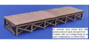 Blair Line 072 N Scale Laser Cut Loading Dock Kit Unassembled Wood Kit