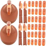 minkissy Realistic Manicure Practice Hand Flexible Fingers Nail Training Model for Beginners