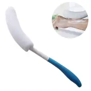 Long Handle Bath Brush, Bath Body Brush, Easy Reach Anti-slip Curve Handle Body Brush For Seniors,suitable For Elderly/pregnant Aid Bathing And Shower