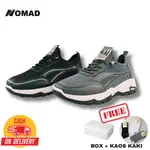 NOMAD STRIKER SHOES 運動鞋帆布 S44 免費休閒襪時尚酷鞋男黑色