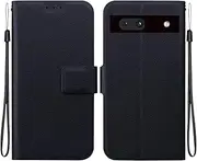 Compatible with Google Pixel 7a 5G Flip Kickstand case Cover,Compatible with Google Pixel 7a 5G Magnetic Wallet Case Black