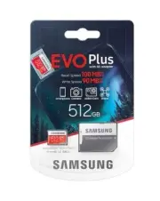 SAMSUNG EVO Plus 512GB microSD + Adapter For Camera phone I