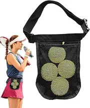 Tennis Ball Band Waist Holder,Table Tennis Ball Storage Pouch - Adjustable Golf Waist Bag for Competition Training Gym, Pickleball Accessories Storage