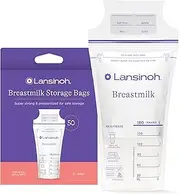 Lansinoh Breastmilk Storage Bags, BPA Free and BPS Free, 50 Count