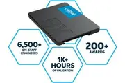 Crucial BX500 240GB 2.5' SATA3 6Gb/s SSD - 3D NAND 540/500MB/s 7mm 1.5 mil MTBF 3yr wty Acronis True Image Solid State Drive