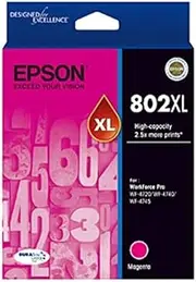 Epson 802Xl Magenta Ink Durabrite - Wf-4720, Wf-4740; WF-4745