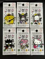 Loungefly Hello Kitty and Friends Guitars Blind Box Enamel Pin Complete Set
