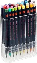 Akashiya Watercolor Brush Pen 30 Japanese Traditional Color Set (CA200/30V)