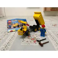 在飛比找蝦皮購物優惠-絕版樂高 LEGO 6535黃色拖車