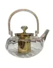 1000ml Glass Teapot with Removable Infuser, Stovetop Safe Tea Kettle PACK OF 1