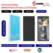 Samsung Galaxy N985/6 Note20 Ultra LCD Digitizer Touch Screen Black White Bronze