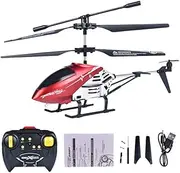 Helicopter with Remoter Control Helicopter Altitude Hold Helicopter for,Gryo 2.4GHz and Light for RTF Crash Resistance Helicopter RC Toy (red) Multicolor29 M