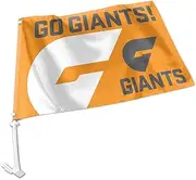 Greater Western Giants AFL CAR Flag Includes Pole