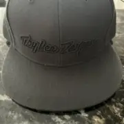 Troy Lee Designs SnapBack Signature Hat Gray OSFA