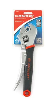 Wrench Chrome Plate 250mm Locking Crescent
