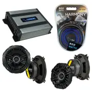 Fits Hyundai Scoupe 1991-1995 Speaker Replacement Kicker DSC4 DSC5 HA-A400.4 Amp
