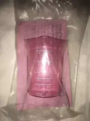 PAMPERED CHEF #2184 NEW PINK Mini Scoop & Measure Measuring Cup 1/4 C W/spout