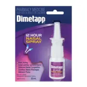 Dimetapp 12Hr Nasal Spray 20Ml Relieve Nasal Congestion Cold Hayfever