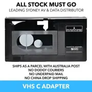 Panasonic Tape Converter Adaptor Play Compact Cassette Tapes on your VCR Player