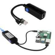 For Raspberry Pi Gigabit Network POE Separator 5V 3A TYPE-C Interface Accessory
