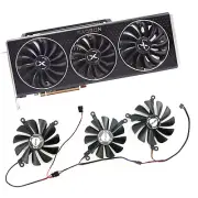 For XFX RX6800 6800XT 6900XT CF1015U12D CF9015U12D Cooling Fan Cooler Fan